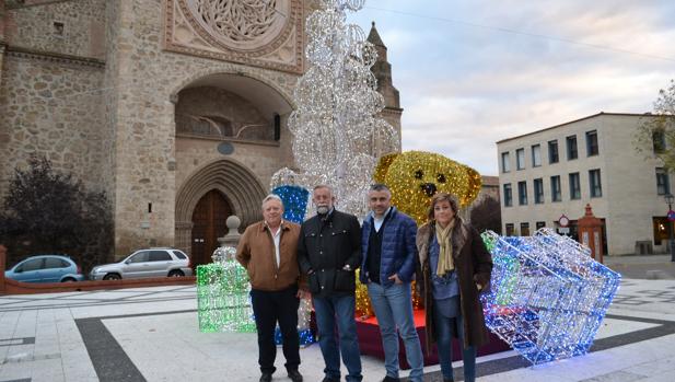 Jaime Ramos, en la inauguración de las luces