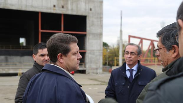 García-Page, durante su visita a las obras