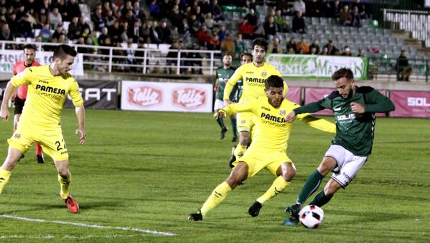 Partido entre el Toledo y el Villarreal de la Copa del Rey, disputado la semana pasada