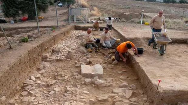 Técnicos que participaron en las últimas excavaciones de Guadamur