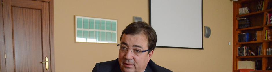 Guillermo Fernández Vara, presidente de Extremadura