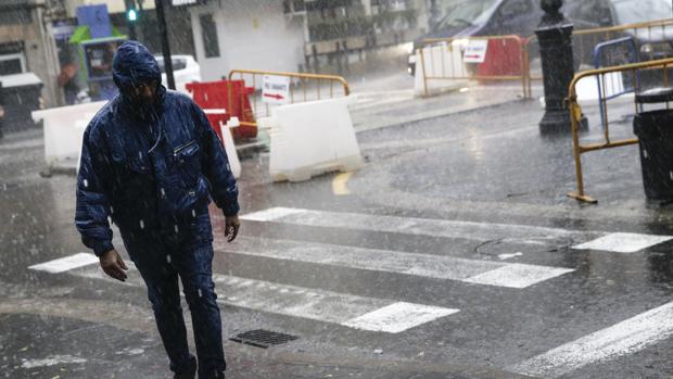 Imagen del temporal que afecta a la Comunidad Valenciana