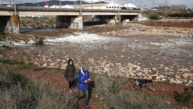 Imagen del Palancia a su paso por Sagunto