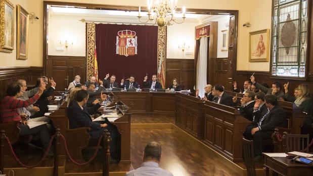 Imagen del pleno de la Diputación de Castellón