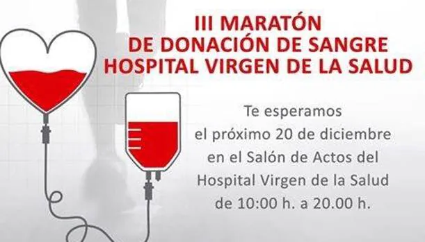 Cartel anunciador del III Maratón de Sangre