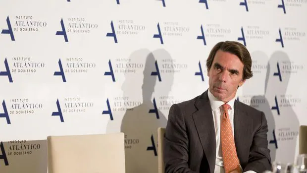 José María Aznar, en un evento del Instituto Atlántico de Gobierno