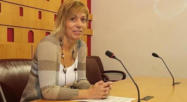 La portavoz de EH Bildu en el Ayuntamiento de Vitoria, Miren Larrion