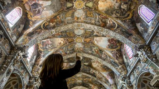 Imagen de la cúpula de San Nicolás