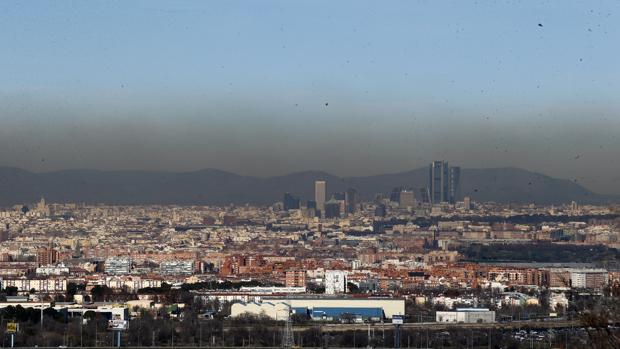 Vista de Madrid, con las