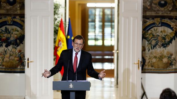 Mariano Rajoy, en La Moncloa