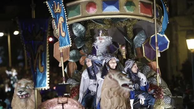 Imagen de la Cabalgata de Reyes Magos en Valencia en una edición anterior