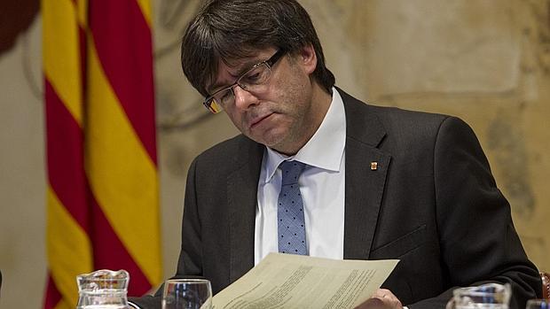 El presidente de la Generalitat de Cataluña, Carles Puigdemont