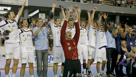 El Ciudad Real en 2010 cuando logró la Supercopa de España frente al Barcelona