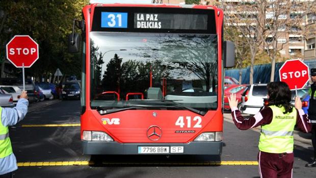 Autobús del transporte público de Zaragoza