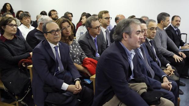 Imagen del interior de la sala donde se celebra el jucio