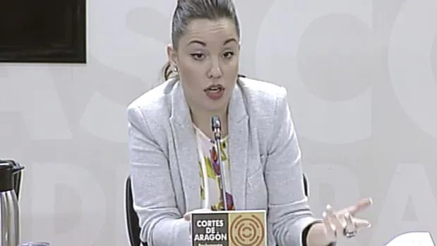 Maru Díaz, portavoz de Podemos en las Cortes de Aragón