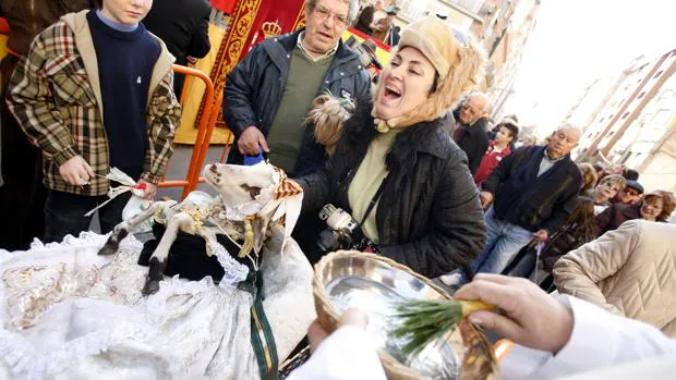 Imagen de archivo de uno de los desfiles de animales de San Antón en Valencia