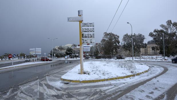 Imagen tomada hoy en Denia, Alicante