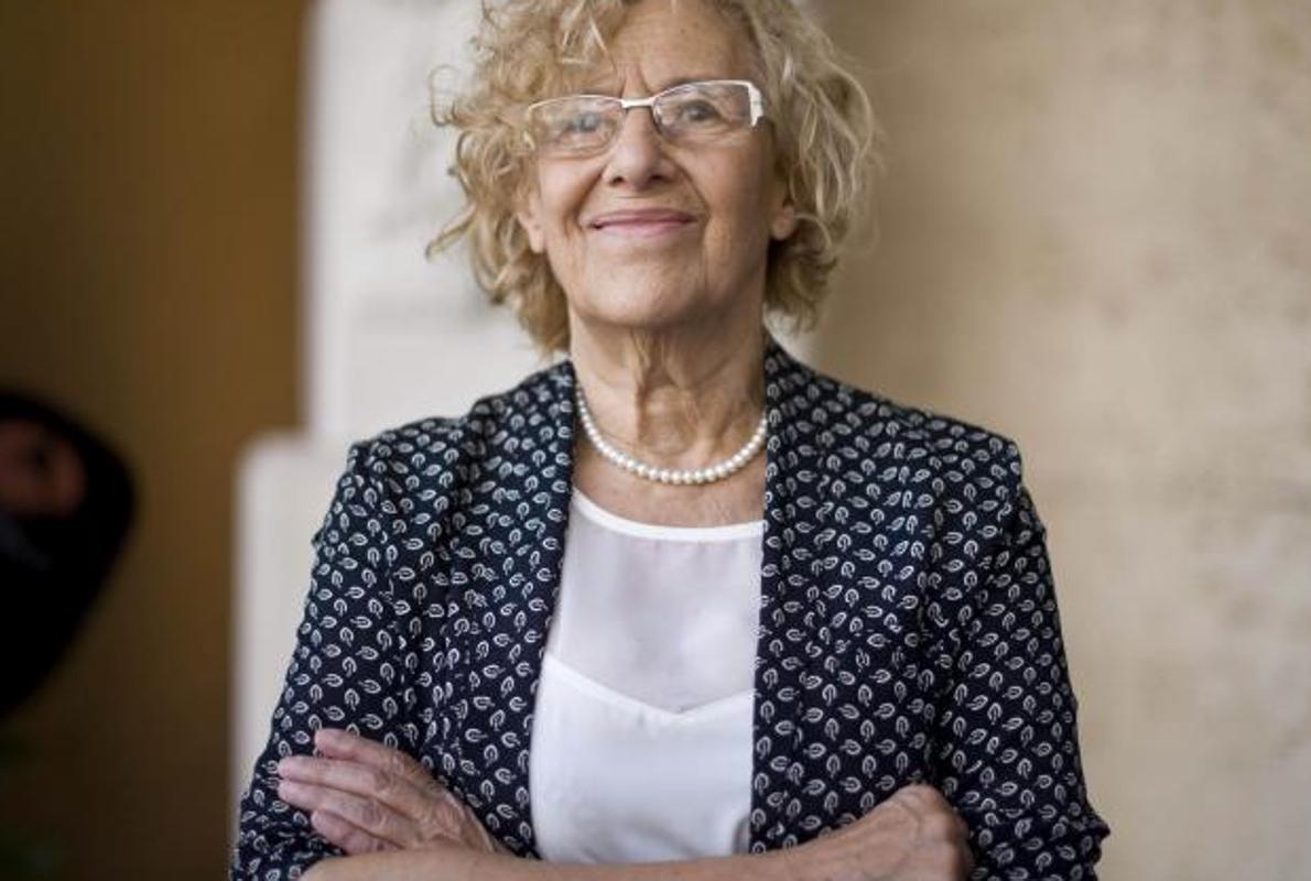 La alcaldesa de Madrid, Manuela Carmena, en su última visita a El Vaticano