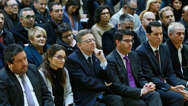 Imagen del acto celebrado este este lunes en el Palau de la Generalitat