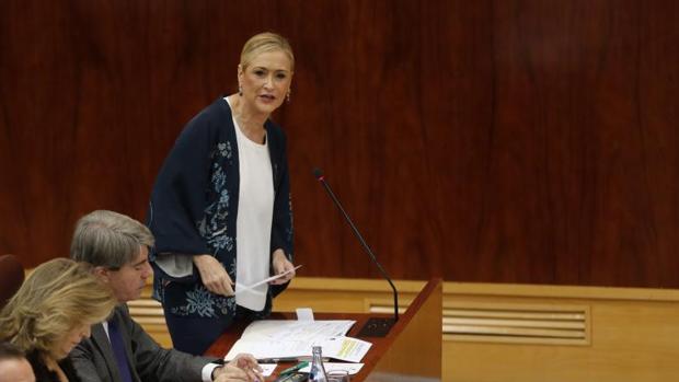 Cifuentes, en la Asamblea, en una imagen de archivo