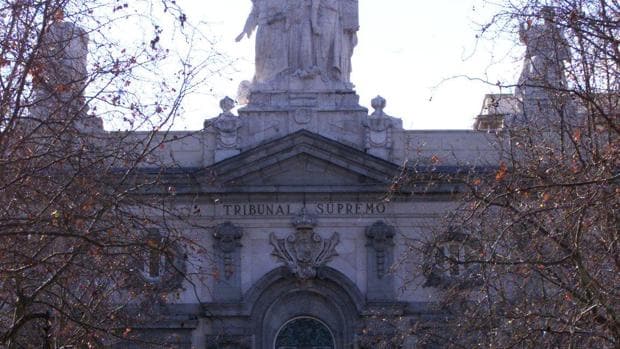 Imagen de la fachada del Tribunal Supremo, en Madrid