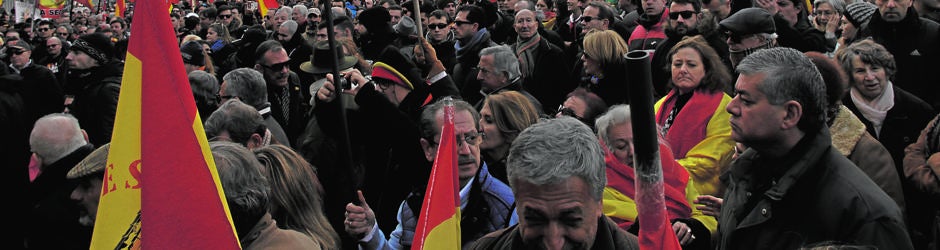 Manifestación ayer en Madrid