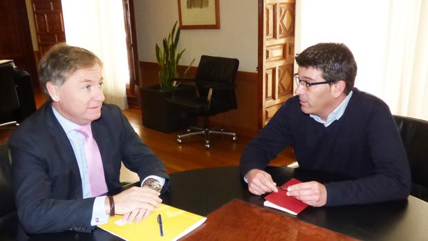 Imagen de la reunión entre Juan Carlos Moragues y Jorge Rodríguez