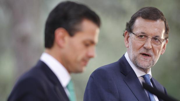 Mariano Rajoy y Enrique Peña Nieto, en una reunión en 2014