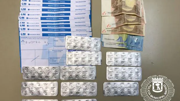 Dos detenidos con 180 pastillas y diez recetas de una de las drogas  «estrella» del siglo XXI