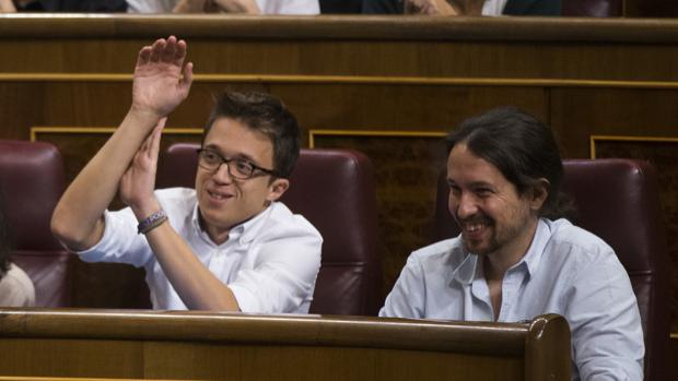 Errejón e Iglesias, el pasado octubre en el Congreso