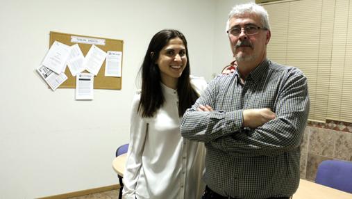 Cristina Gómez (psicóloga) y José Alberto Ortega (presidente de Larcama)