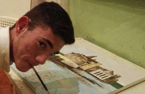 Lorenzo Higueras, pintor conquense de 17 años