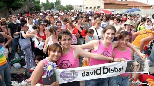 Bisbal actuó en junio de 2004 en Toledo en el campo de fútbol Carlos III