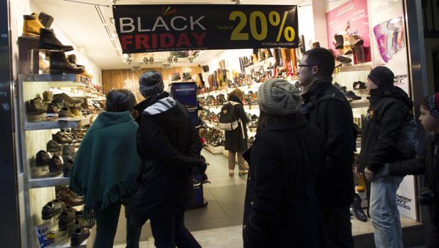 Una tienda del centro de Madrid, el pasado Black Friday