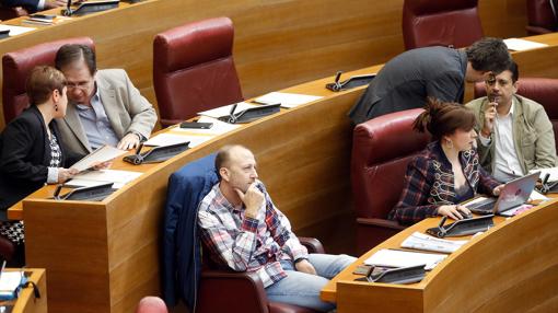 Imagen del grupo de Ciudadanos en las Cortes