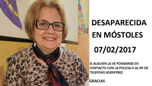 Desaparece una vecina de Móstoles de 59 años