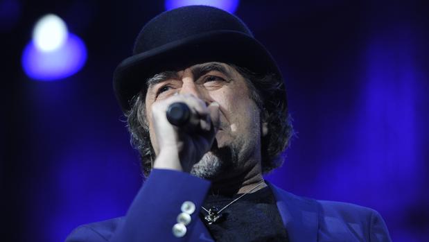 Joaquín Sabina en uno de sus conciertos