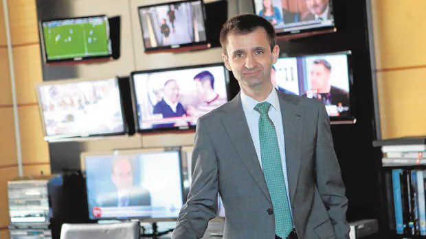 El nuevo director general de Telemadrid, José Pablo López Sánchez, posa para ABC
