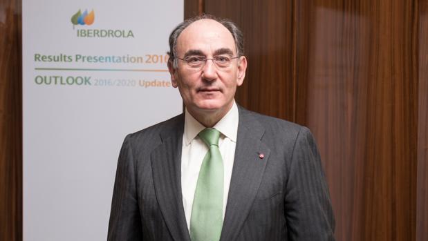 Imagen de Ignacio Galán, presidente de Iberdrola, en la presentación de resultados