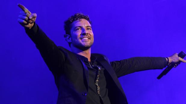 David Bisbal durante uno de sus conciertos