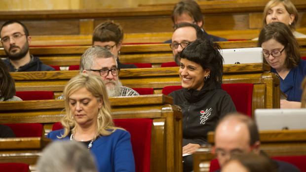 Diputados de la CUP en el Parlament