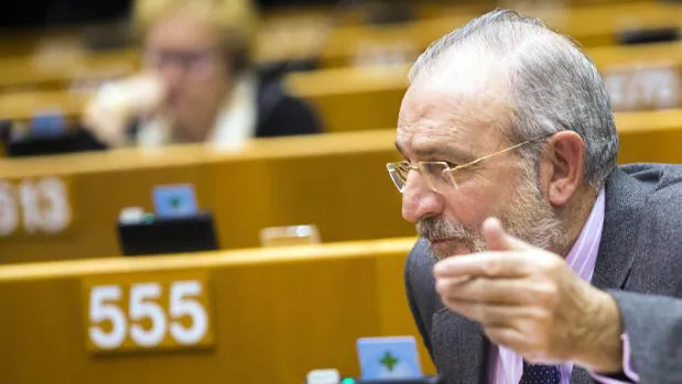 Díaz de Mera, durante su intervención ante el Parlamento Europeo