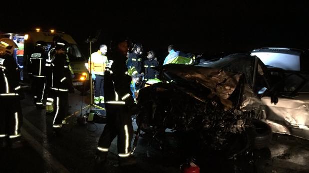 El accidente se produjo entorno a las 22.00 horas de ayer