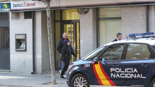Sucursal bancaria de Targo Bank en Palencia que ha sido atracado a primera hora de la mañana