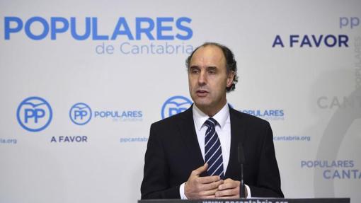 El presidente del PP de Cantabria, Ignacio Diego