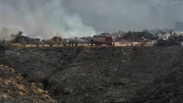 Imagen de archivo del incendio de Chiloeches
