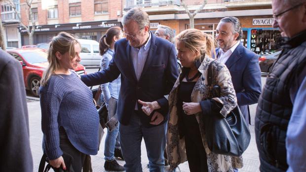 Antonio Silván, junto a Rosa Valdeón, este miércoles en Zamora