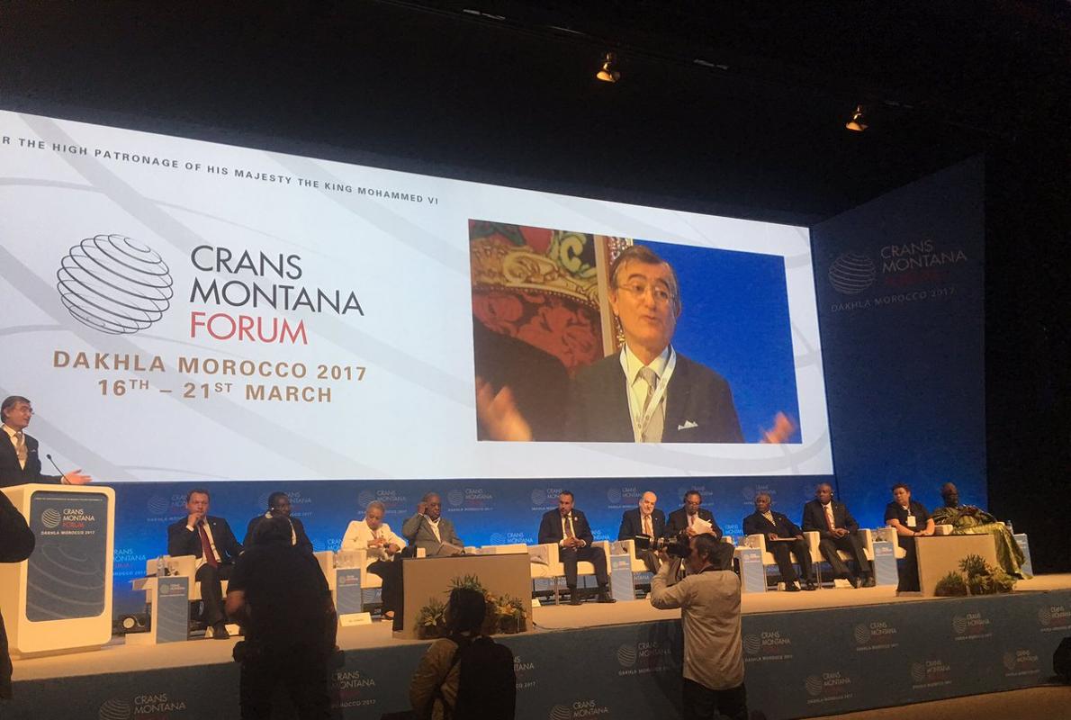 Douste-Blazy, ex ministro francés de Exteriores y funcionario de la ONU, en el Forum Crans Montana