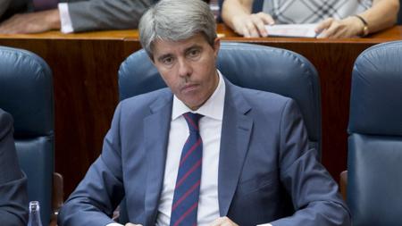 Ángel Garrido, en la Asamblea de Madrid